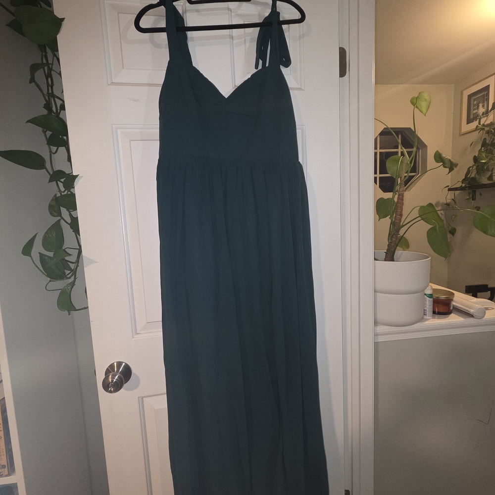 Elegant Teal Maxi Dress